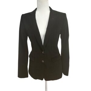 Dolce & Gabbana Black Brushed Velvet Blazer Made Italy eu 40 Womens US 4 luxury